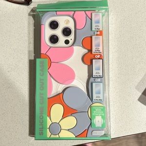 Brand new phone case from 5 below yellow and orange flowers